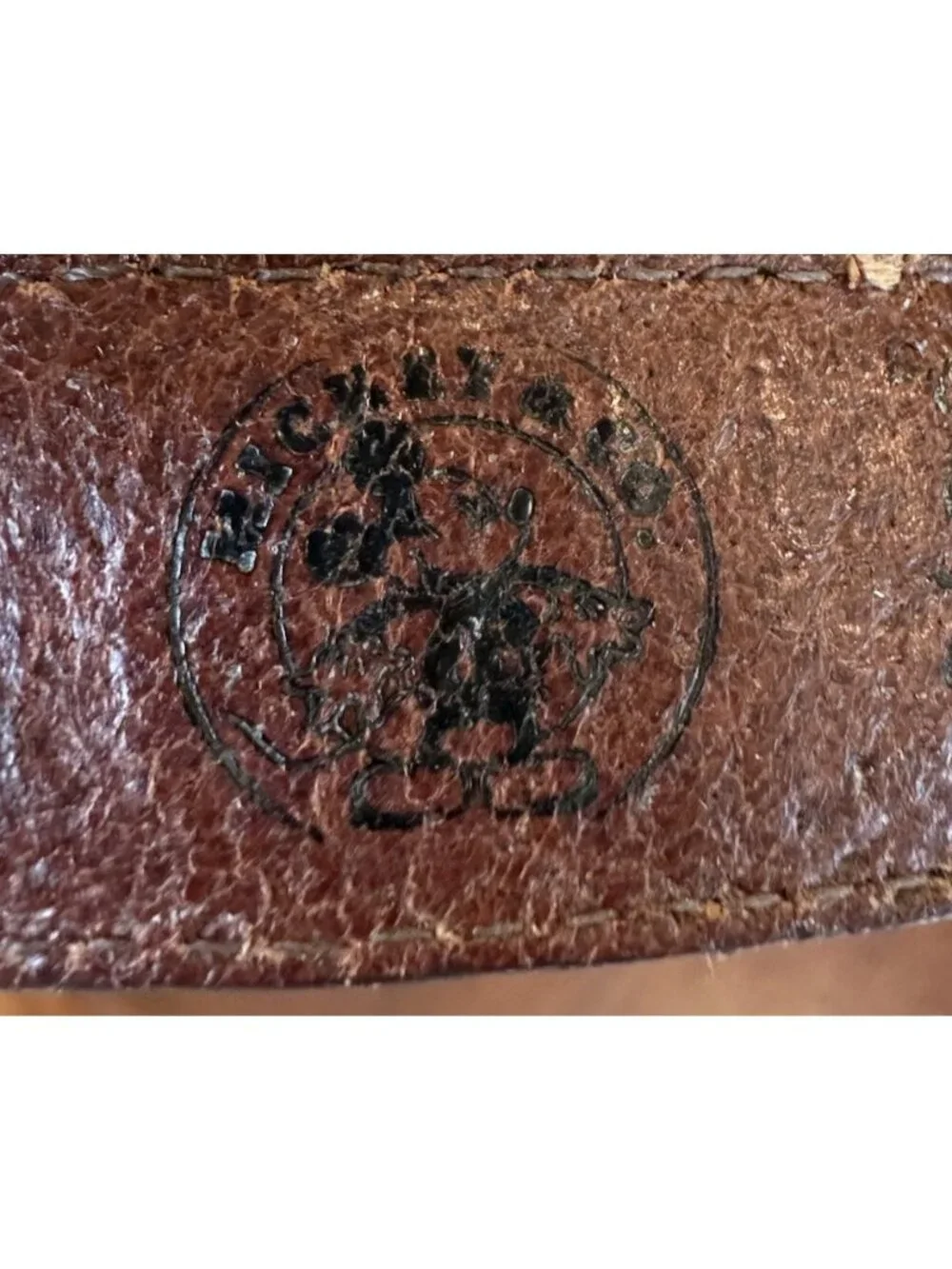 Brighton Vintage Disney Leather Belt Size 28 Mickey, Donald, Goofy